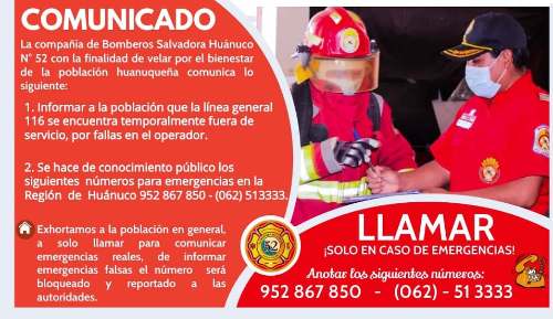 Habilitan el celular para emergencias ante fallas de la línea 116
