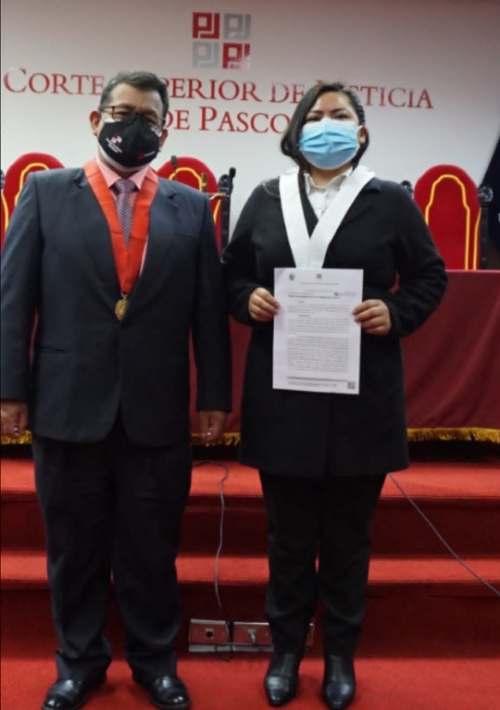 Nueva magistrada juramentó en Juzgado de Investigación Preparatoria