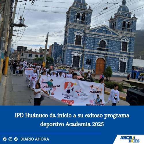 IPD Huánuco da inicio a su exitoso programa deportivo Academia 2025
