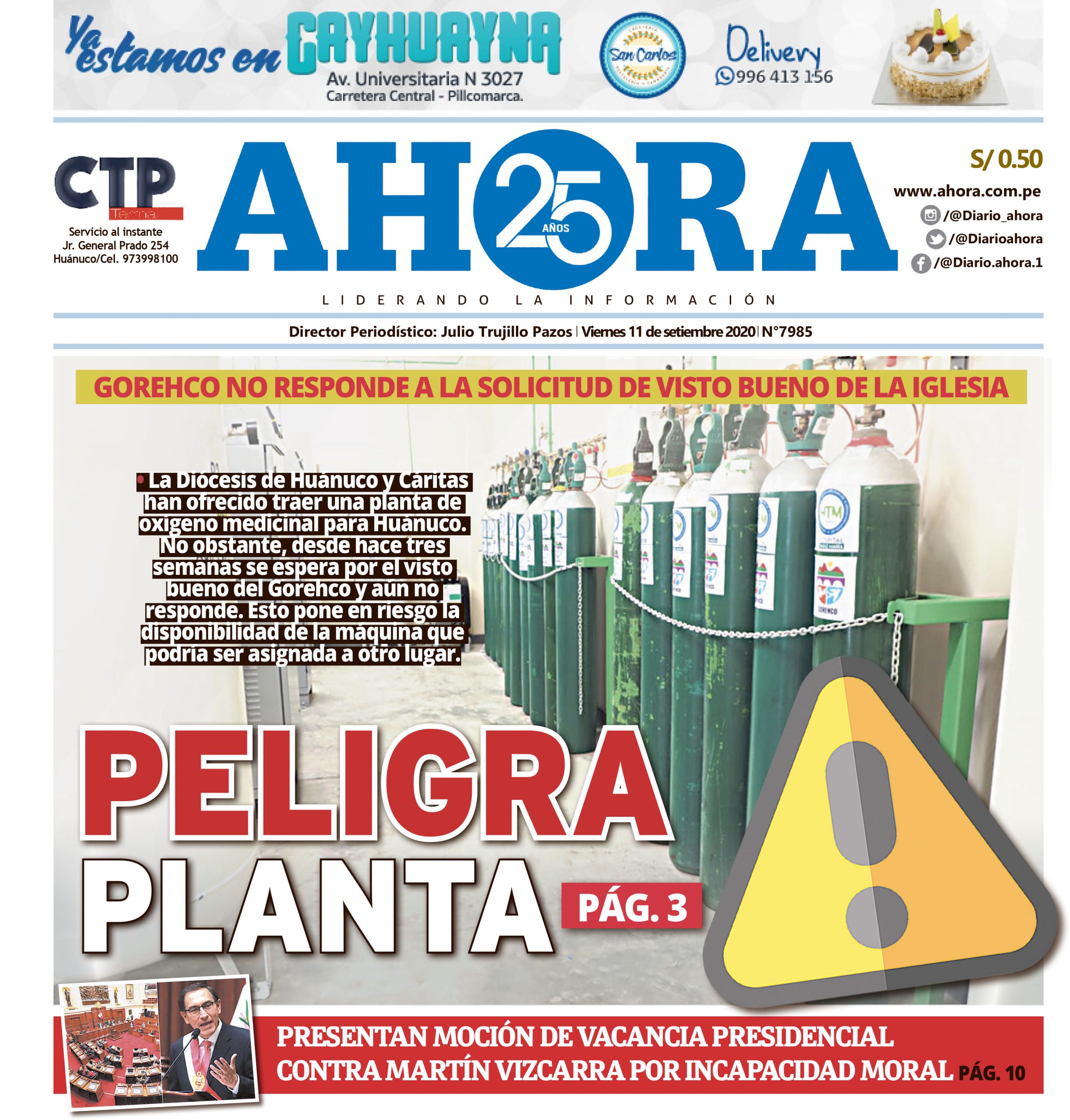 Edición digital Diario Ahora 11-09-2020