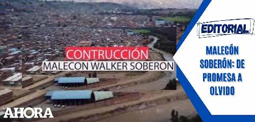 Malecón Soberón: De promesa a olvido