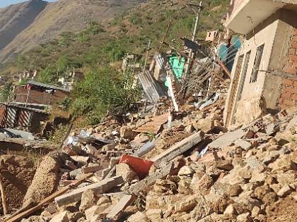 Deslizamiento en Ambo deja más de 200 viviendas afectadas: Consejero exige declaratoria de emergencia