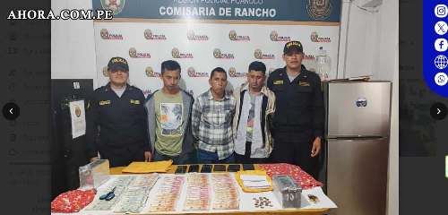 Capturados en Panao: Detienen a estafadores por el engaño de las "pepitas de oro"