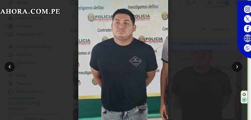 Sospechoso detenido por hurto de camioneta en sede Policial de Castillo Grande