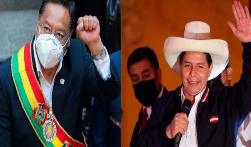 Presidente de Bolivia elogia al país tras la proclamación de Castillo