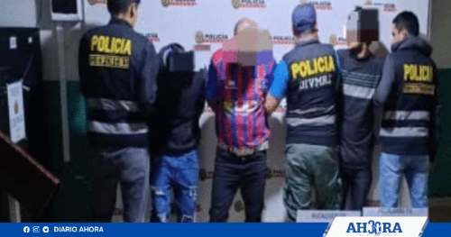Detienen a tres sujetos por presunta microcomercialización de drogas en Huánuco