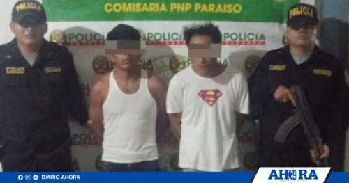 Capturan a presuntos integrantes de la banda "Los Injertos del Alto Huallaga" vinculados a casos de extorsión