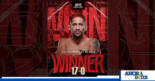 Daniel Marcos: invicto y más cerca del top 15 mundial en la UFC