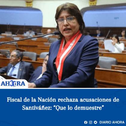 Fiscal de la Nación rechaza acusaciones de Santiváñez: “Que lo demuestre”