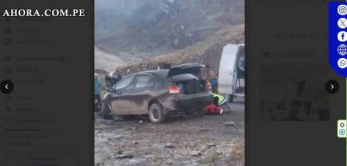 Dos muertos y trece heridos en triple choque cerca de minera Antamina