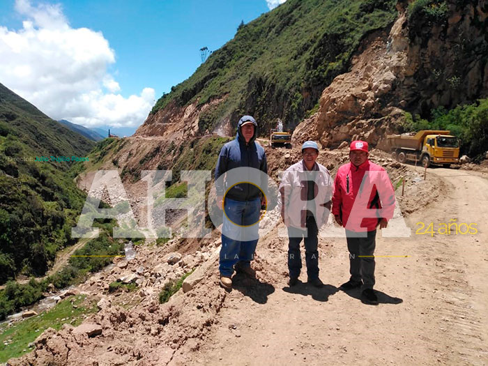 Verifican serios problemas en trabajo de vía Huánuco-La Unión