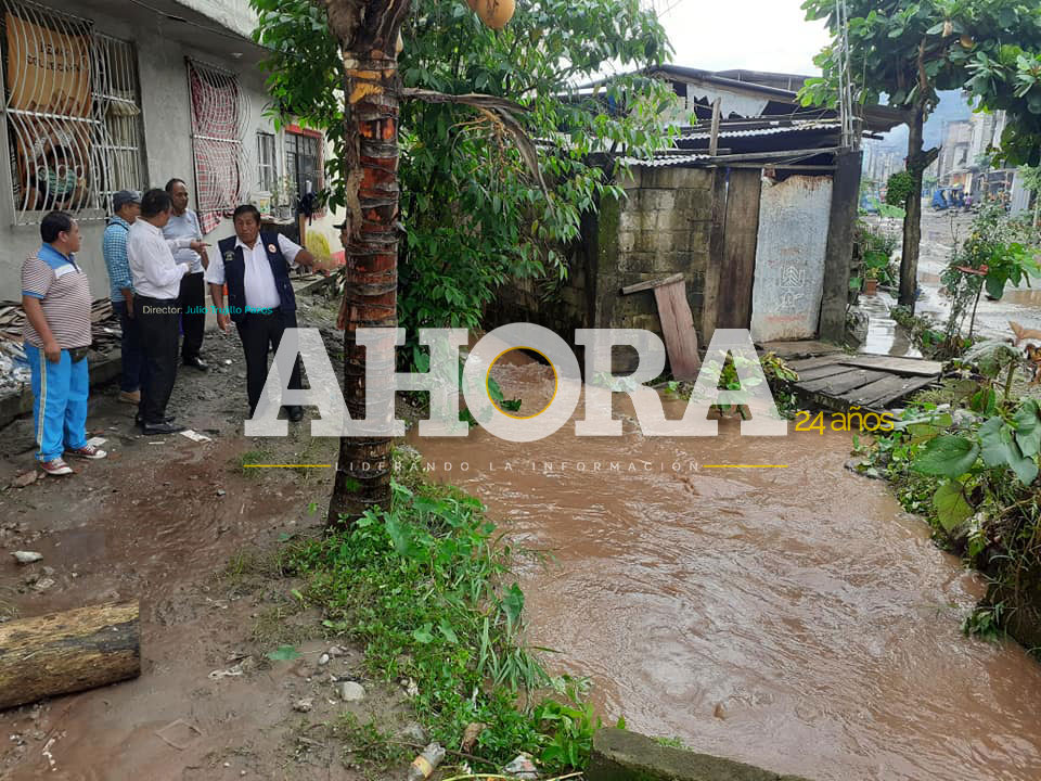 Lluvias inundan A. H. Brisas del Huallaga