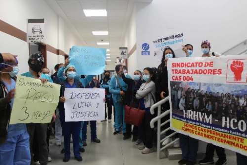 Hospital Hermilio Valdizán adeuda S/4.5 millones a trabajadores CAS 004