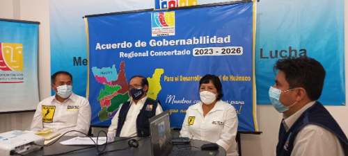 Movimiento Regional Huapri suscribió convenio con Mesa de Lucha Contra la Pobreza