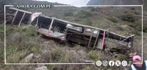 Fatal accidente en carretera de Áncash: Bus cae a abismo dejando 20 fallecidos