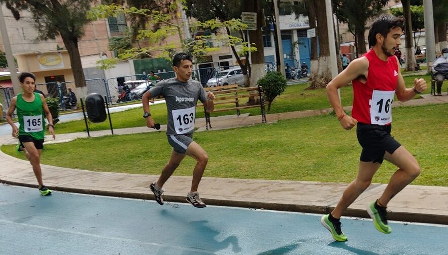 Se realizaron pruebas de atletismo en el parque Amarilis