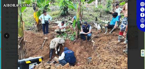 Exhuman restos de víctimas de sendero luminoso en Huánuco