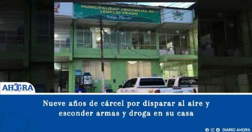 Nueve años de cárcel por disparar al aire y esconder armas y droga en su casa