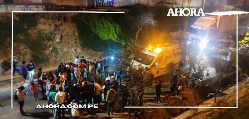 Exceso de velocidad habría ocasionado accidente de motos en Amarilis