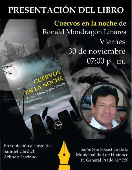 EL REINO DE LA NOCHE, en la poesía de Ronald Mondragón