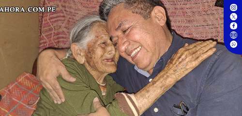 Enrique Pulgar lleva ayuda a madre de 118 años en condición de pobreza extrema