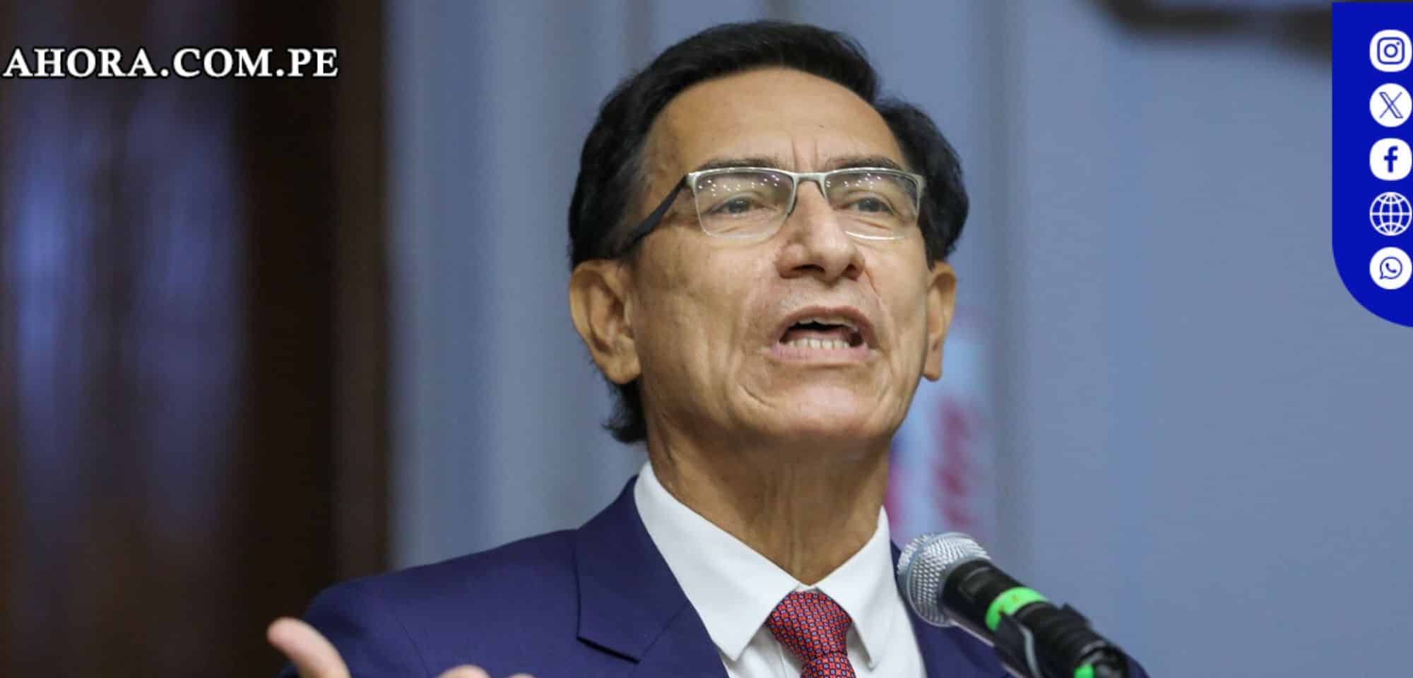Fiscalía afirma que hay pruebas suficientes para sentenciar a Vizcarra por caso Obrainsa