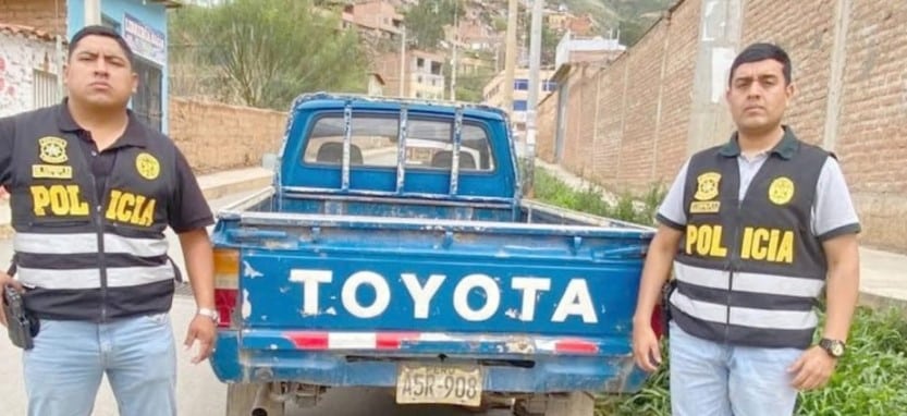 Policía recupera camioneta con requisitoria vigente durante operativo en Amarilis