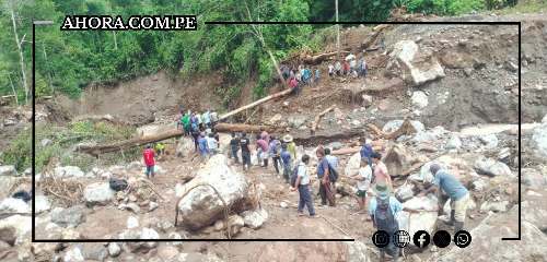 Emergencias por lluvias continúan: Huaico arrasó viviendas, carretera y cultivos de caseríos de Chaglla
