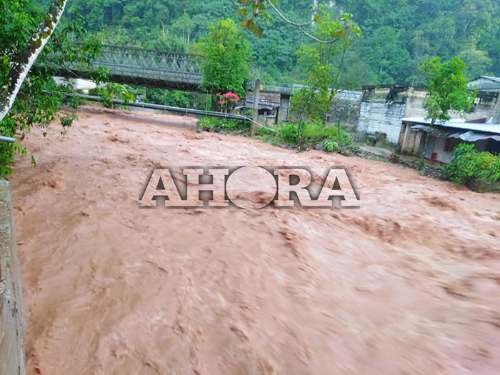 Temor en Tambillo Grande por crecida del río
