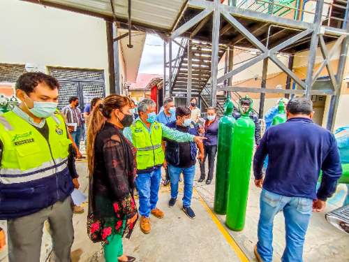 Planta de oxígeno de la comuna de Amarilis sigue abasteciendo a la población