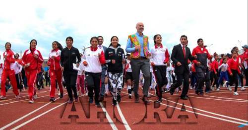 Inauguran estadio atlético en Huancayo