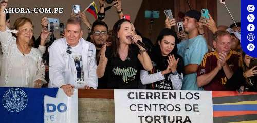María Corina Machado denuncia violencia y detenciones en campaña electoral
