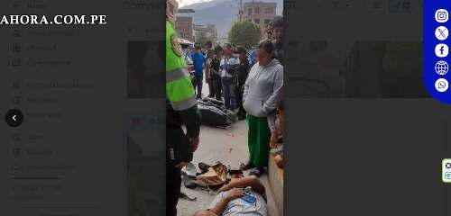 Accidente en Avenida Micaela Bastida deja un herido grave