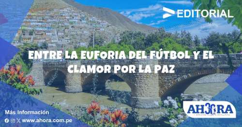 Entre la euforia del fútbol y el clamor por la paz