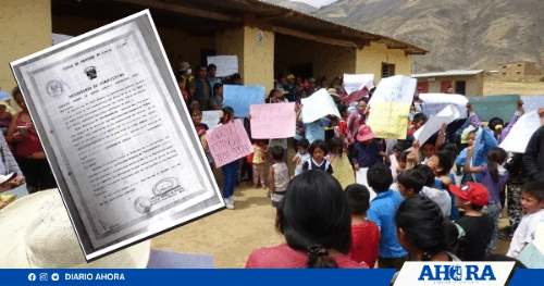 Con título de propiedad, dirigentes de la Comunidad Campesina de Yurajhuanca exigen desalojo en La Pedrosa