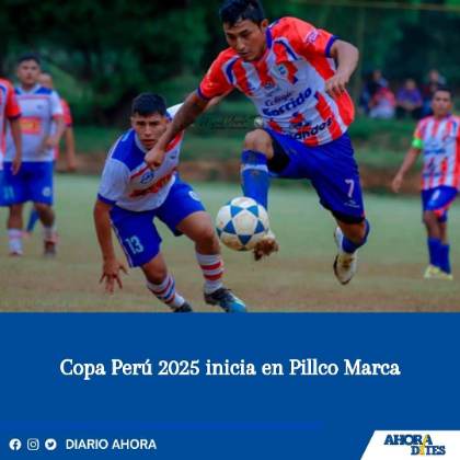 Copa Perú 2025 inicia en Pillco Marca
