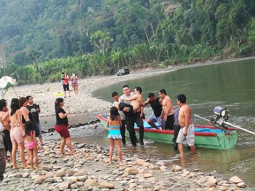 Enfermero salva de morir ahogado en río Monzón
