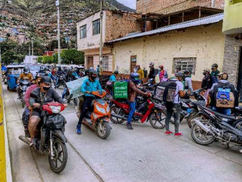 Deliverys de Huánuco exigen respeto a su trabajo