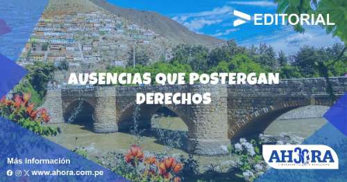 Ausencias que postergan derechos
