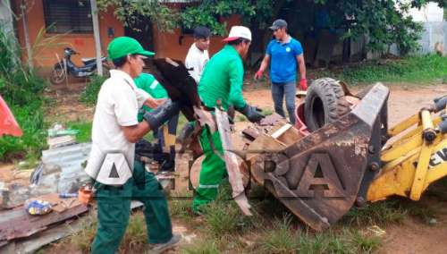 Recogen inservibles en Madre de Dios