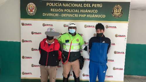 Dos robacelulares cayeron en persecución policial