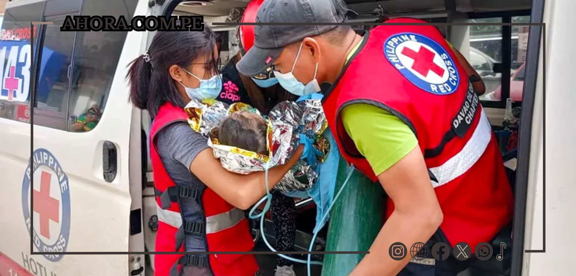 Emotivo rescate: Dos niños sobreviven a tragedia en Filipinas tras tres días bajo tierra