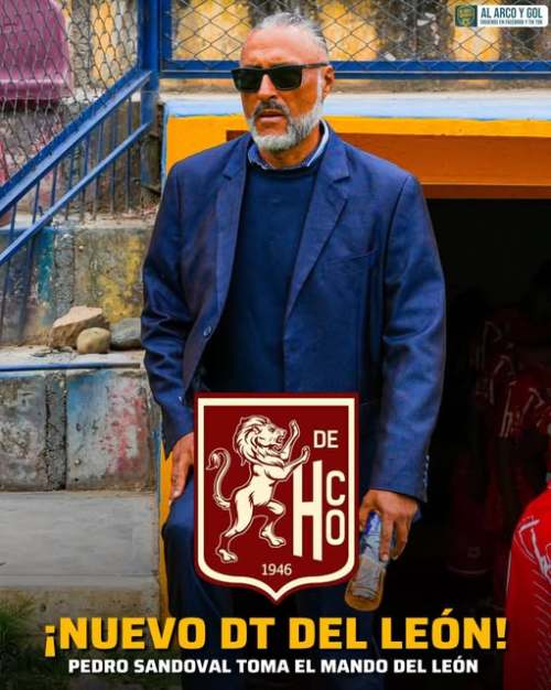 Pedro Sandoval es el nuevo DT del León de Huánuco para la temporada 2026