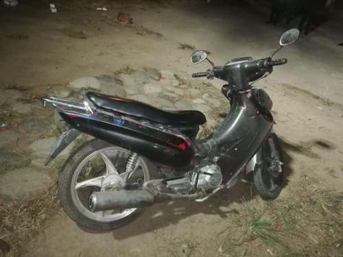 Encuentran motocicleta abandonada en Amarilis