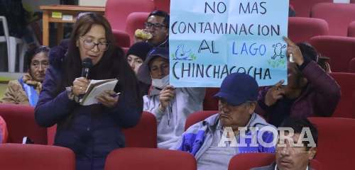 Río Ragra: Dirigentes piden cierre de pasivo ambiental en relavera Quiulacocha