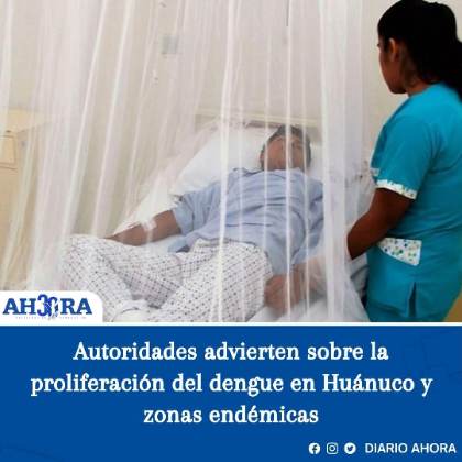 Autoridades advierten sobre la proliferación del dengue en Huánuco y zonas endémicas
