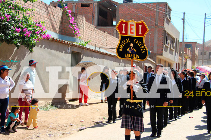 Colegio Mariscal Cáceres celebró 36º aniversario