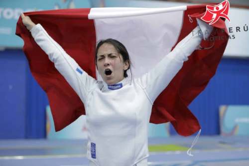 Esgrimista María Doig consigue la segunda medalla de oro peruana en los Juegos Odesur
