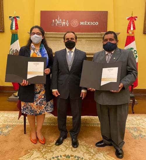 Huanuqueño es reconocido por embajada de México