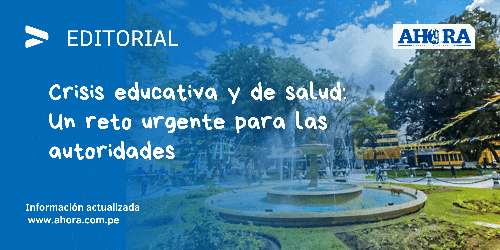Crisis educativa y de salud: Un reto urgente para las autoridades